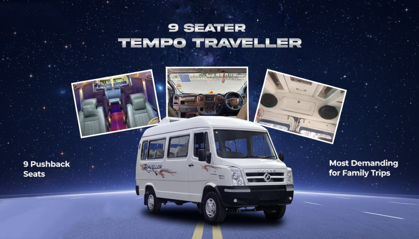 9 Seater Tempo Traveller