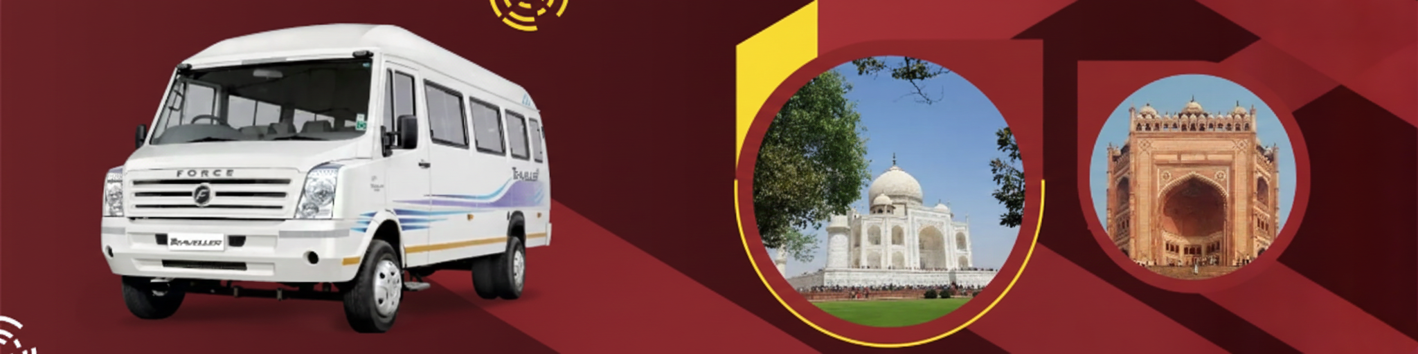 Delhi to Agra Tempo Traveller