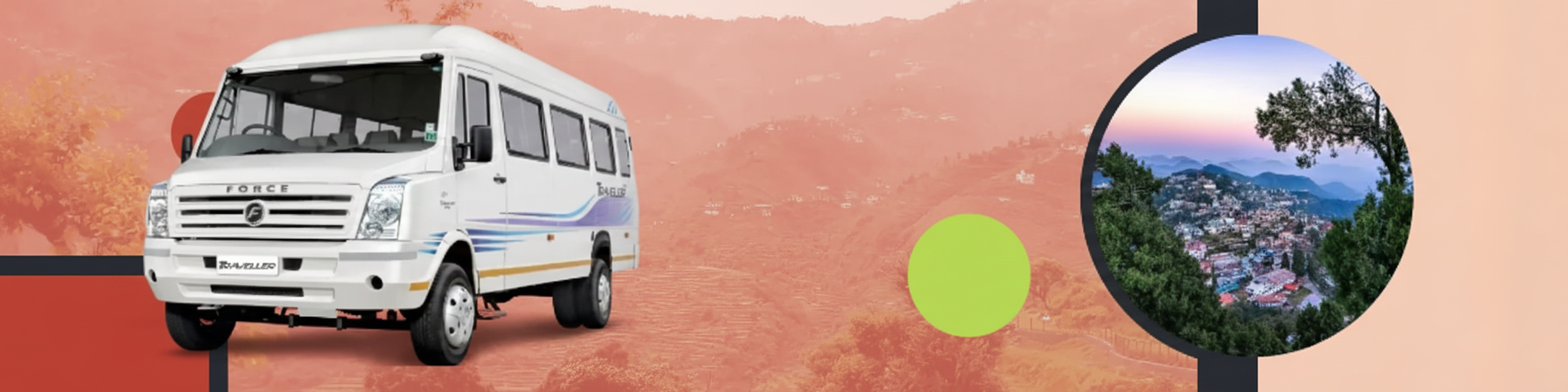 Tempo Traveller on Rent from Delhi to Mussoorie