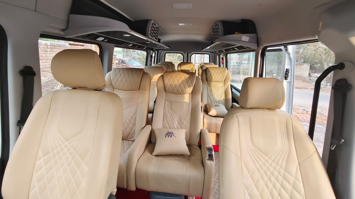 Luggage Space in Urbania Van